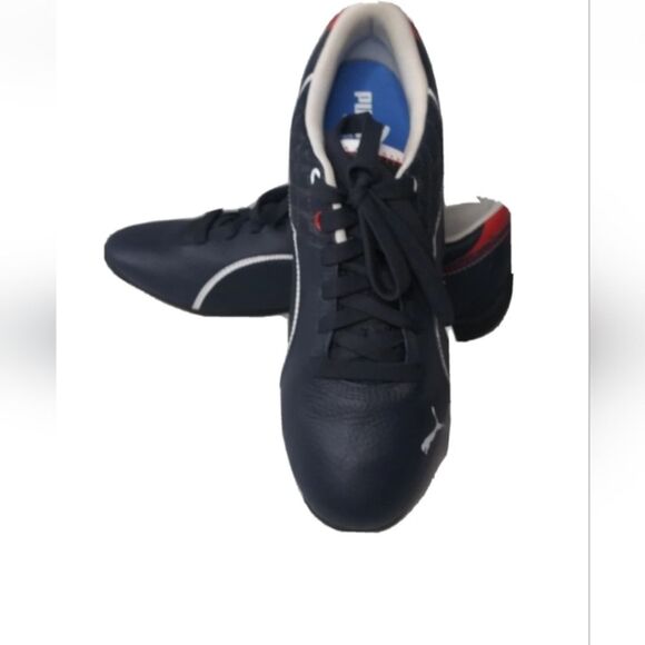 PUMA BMW Motorsport Drift Cat 6 Leather Shoes Size 7.5 Blue main image 5